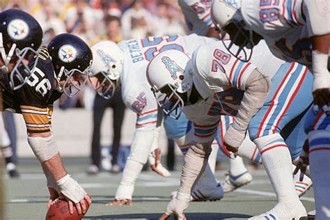 1975 Oilers at Steelers | Futbol americano, Americana, Fútbol