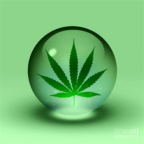 Marijuana Leaf #5 Digital Art by Bruce Rolff - Fine Art America