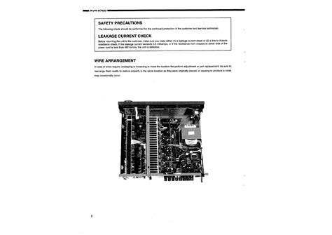 Service Manual for DENON AVR-2700 - Download