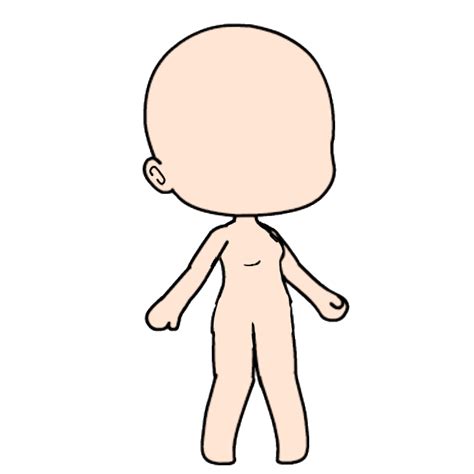 Gacha Club Body Template