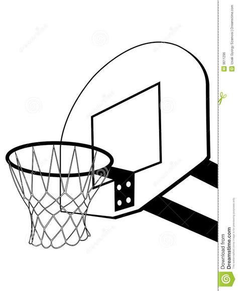 Basketball Net Draw : Clipart Of Basketball Net U10273384 | Bodyecwasugy