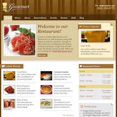 Restaurant Web Design | Top Level Web Design