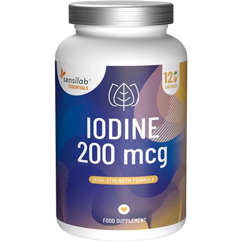 Essentials Iodine 200 mcg - iodine supplement | Sensilab