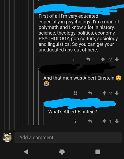 Albert einstein... : r/facepalm