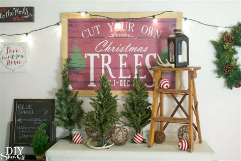 At Home: Christmas Tree Farm Inspired Decor - DIY Show Off ™ - DIY ...