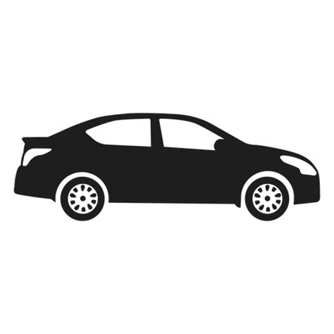 Sedan Car Side View Silhouette PNG & SVG Design For T-Shirts