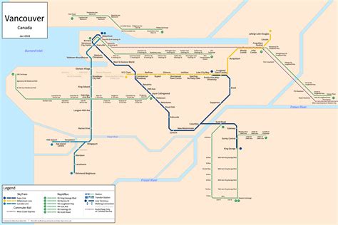 Metro Route Atlas - Vancouver, British Columbia, Canada