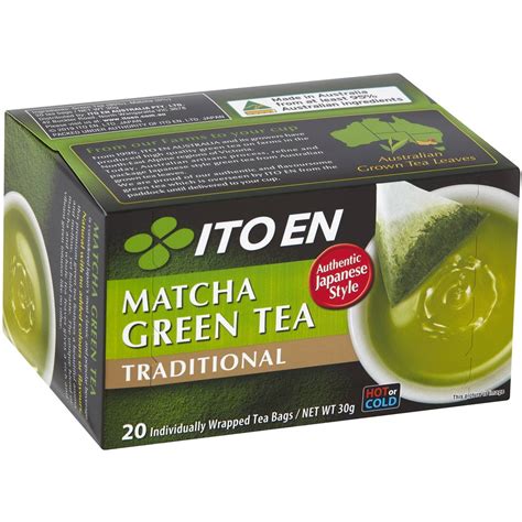 Ito En Matcha Green Tea Traditional 20pk | Woolworths