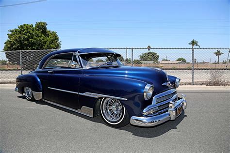 1951 Chevrolet Deluxe Passenger Side Front View - Lowrider