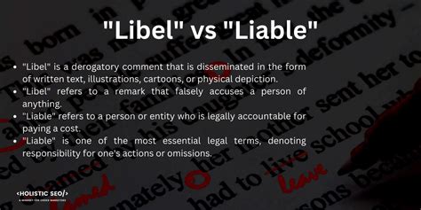 Meaning Of Libel