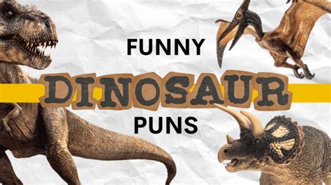 114 Cute Dinosaur Puns - Jokes Garage