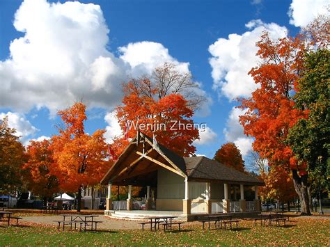 "Town Park in Aurora, Ontario" by Wenjin Zheng | Redbubble