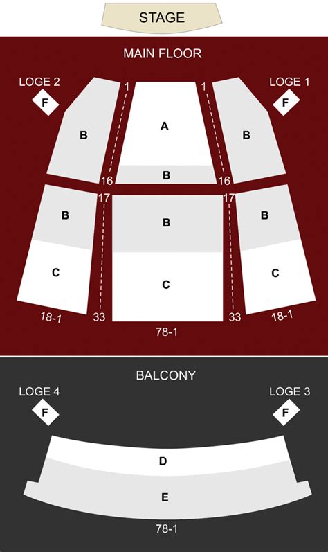 Phoenix Symphony Hall, Phoenix, AZ - Seating Chart & Stage - Phoenix Theater