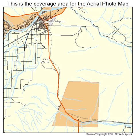 Aerial Photography Map of Parker, AZ Arizona