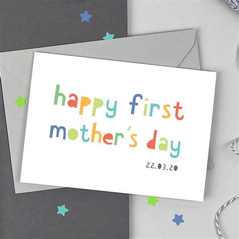 Happy 1st Mother's Day Card By Studio 9 Ltd