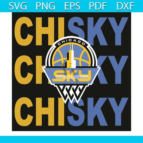 Chisky Chicago Sky Svg, Sport Svg, Chisky Chicago Sky Basket - Inspire ...