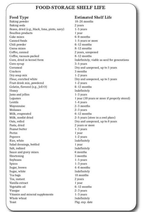 The Shelf Life Of Food Storage: What You Need To Know In 2023 ...