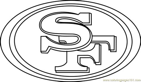 Download or print this amazing coloring page: San Francisco 49ers Logo ...