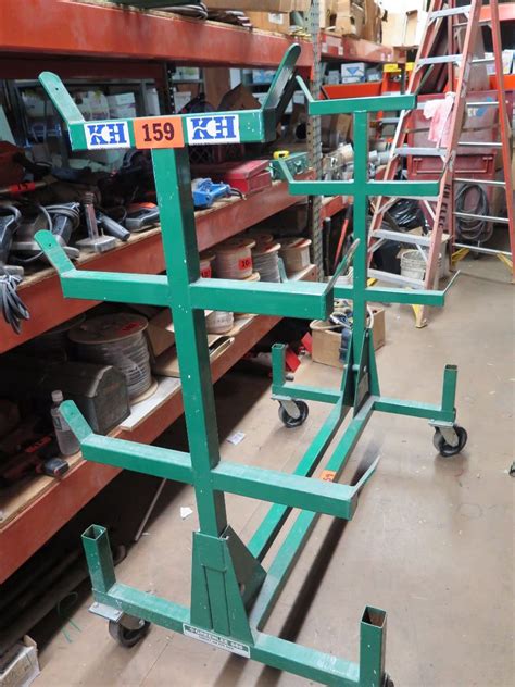 Greenlee 668 Mobile Conduit and Pipe Rack w/603 Casters - Oahu Auctions