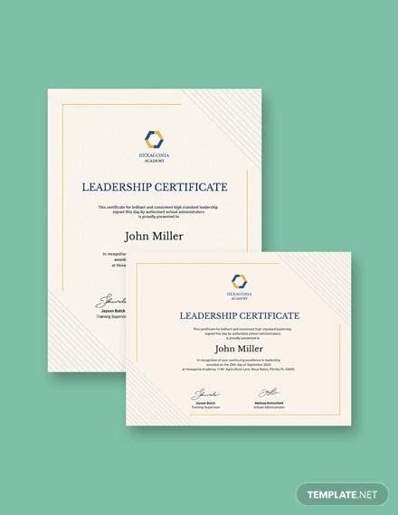 Leadership Award Templates - 11+ PDF, Word, PSD, Documents Download