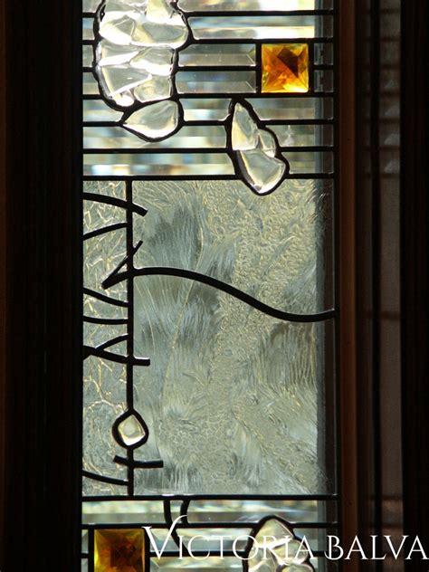 2 abstract modern stained glass windows Aigul – Victoria Balva