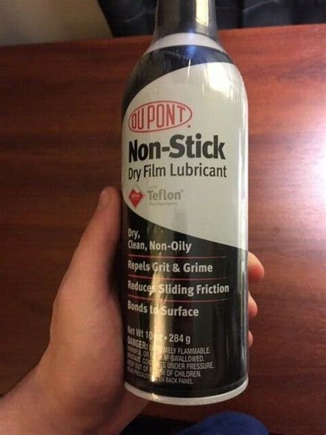 DuPont Teflon Non-Stick Dry-Film Lubricant Aerosol Spray coating Clean 10 Oz. | eBay