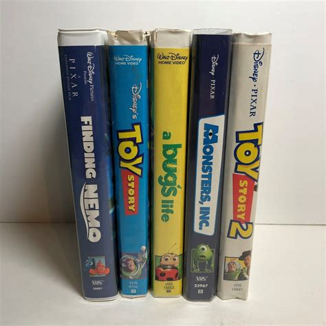 Pixar Vhs Tapes Bugs Life Toy Story Monsters Inc No Case | The Best ...