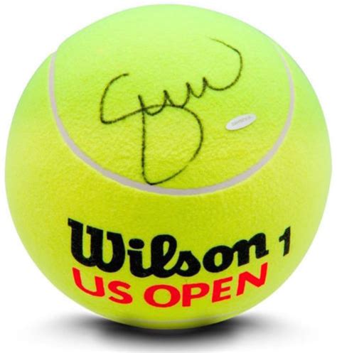 Serena Williams Signed Jumbo Wilson Yellow Tennis Ball (UDA) | Pristine Auction