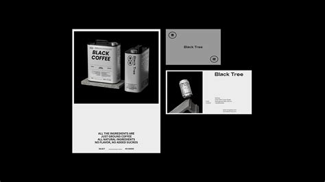 Black Coffee Brand design on Behance