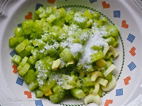 Celery Pickle recipe @ Not Quite Nigella