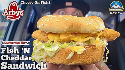 Arby's® Fish 'N Cheddar Sandwich Review! 🐟🧀🥪 | Does Cheese Belong on Fish? | theendorsement ...