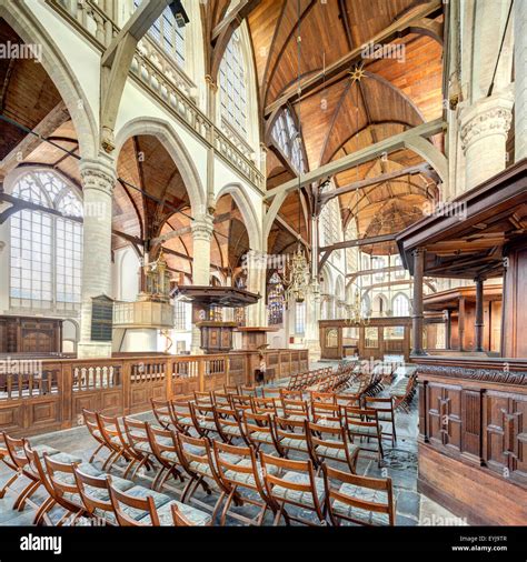 Amsterdam De Oude Kerk, The Old Church interior Stock Photo, Royalty Free Image: 85840071 - Alamy