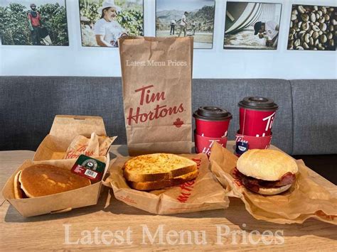 Tim Hortons Menu Prices & Calories – Fresh Menu Prices