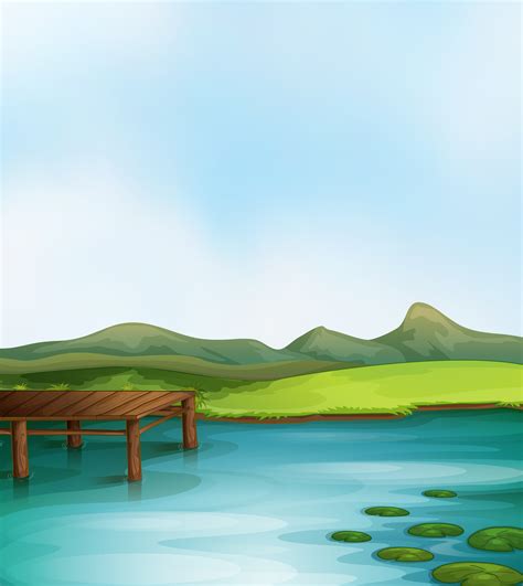 Lake 520448 Vector Art at Vecteezy