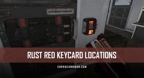 RUST Red Keycard Locations (2021) - RUST New Player Guides