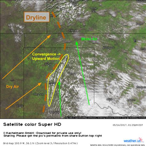 What Is The Dryline And How Does It Impact Severe Storm Formation? | Weather.us Blog