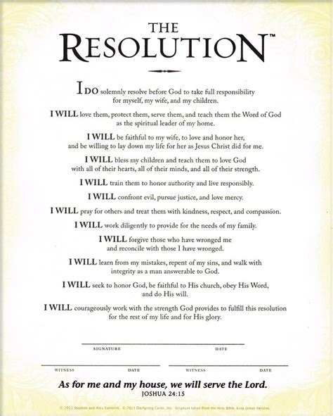 Pdf Printable Free Courageous Resolution