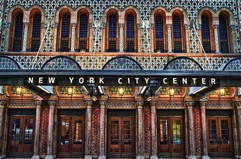 Facade of the New York City Center | New york city, New york city ...