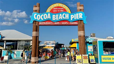 Cocoa Beach Pier Tour - Cocoa Beach, FL - YouTube