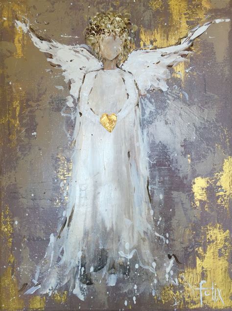 By Anita Felix | Angel art, Art painting, Angel painting