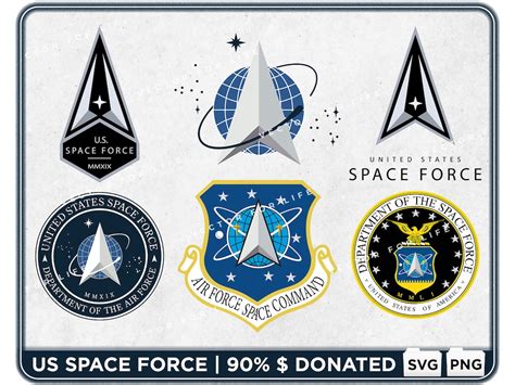 US Space Force Svg USSF Logo U.S. Space Force Vector Bundle - Etsy