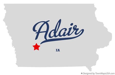 Map of Adair, IA, Iowa