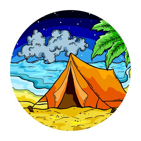 Clipart tent beach camping, Clipart tent beach camping Transparent FREE for download on ...