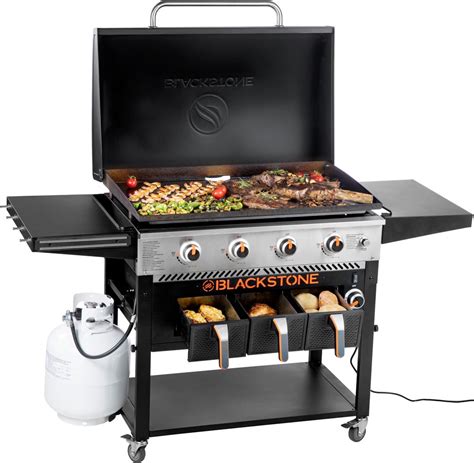 Blackstone 4-Burner 36" Griddle With Air Fryer and Hood - Walmart.com - Walmart.com