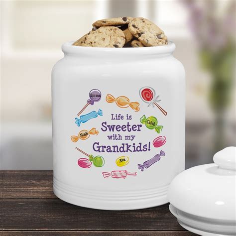 Personalized Life is Sweeter Cookie Jar | GiftsForYouNow