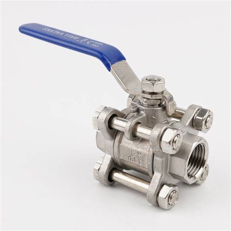 Stainless Steel Ball Valve - 1/2 in. (3 - Piece) - Shinehone