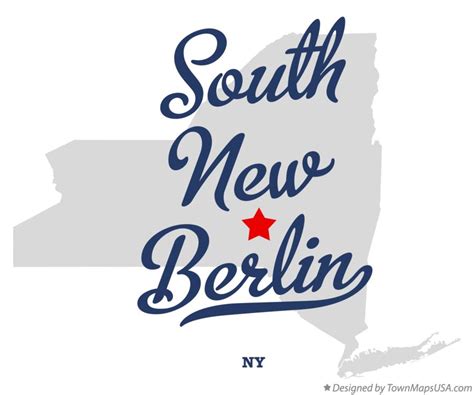 Map of South New Berlin, NY, New York