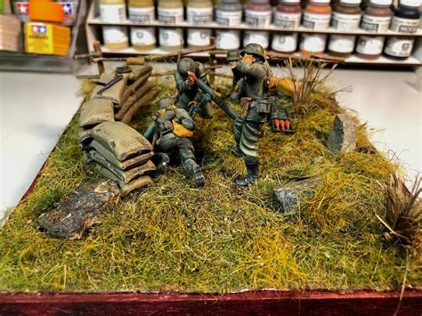 German Infantry Mortar Soldier Team Set Plastic Model Military | Free ...