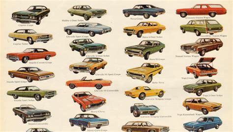 Classic Chevrolet Lineup Reveals Huge Model Diversity | GM Authority
