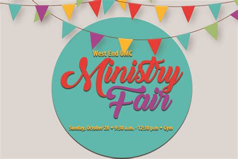 Ministry Fair · West End United Methodist Church